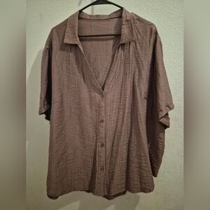 Brown Women's Top